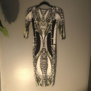 ASOS mid length graphic dress